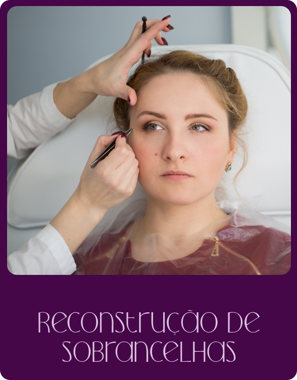 reconstrução de sobrancelhas